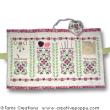Cranberry sewing set - cross stitch pattern - by Tam's Creations