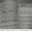 Agnès Delage-Calvet - Lace borders sampler, counted cross stitch pattern (zoom1)
