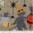 We're a spooky family! - cross stitch pattern - by Agnès Delage-Calvet (zoom 1)