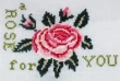 A Rose for You - cross stitch pattern - by Agnès Delage-Calvet