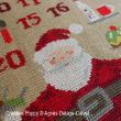 Agnès Delage-Calvet - Santa's baking - Advent calendar zoom 1 (cross stitch chart)