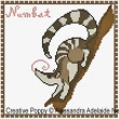 <b>N is for Numbat - Animal Alphabet</b><br>cross stitch pattern<br>by <b>Alessandra Adelaide Neeedleworks</b>