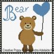 <b>B is for Bear - Animal Alphabet</b><br>cross stitch pattern<br>by <b>Alessandra Adelaide Neeedleworks</b>