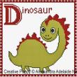 Alessandra Adelaide Needleworks - D is for Dinosaur - Animal Alphabet (cross stitch chart)