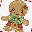 Alessandra Adelaide Needleworks - Baby Gingerbread, zoom 1 (Cross stitch chart)