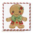 Alessandra Adelaide Needleworks - Baby Gingerbread (Cross stitch chart)