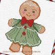 Alessandra Adelaide Needleworks - Lady Gingerbread, zoom 1 (Cross stitch chart)