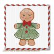 <b>Lady Gingerbread</b><br>cross stitch pattern<br>by <b>Alessandra Adelaide Needleworks</b>