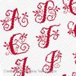 Lesley Teare Designs - Alphabet Scroll zoom 1 (cross stitch chart)