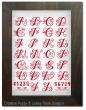 Lesley Teare Designs - Alphabet Scroll (cross stitch chart)