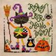 Halloween cat - cross stitch pattern - by Barbara Ana Designs