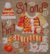 Sit & Knit - cross stitch pattern - by Barbara Ana Designs