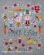 Hoppy Easter - cross stitch pattern - by Barbara Ana Designs