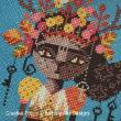 Barbara Ana Designs - Frida Kathlo zoom 1 (cross stitch chart)