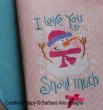 Barbara Ana- I love your Snow much! (cross stitch)
