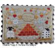 <b>Strawberry Harvest</b><br>cross stitch pattern<br>by <b>Barbara Ana Designs</b>