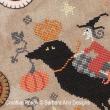Barbara Ana - The Witch, The Crow and the Pumpkin (cross stitch pattern chart) (zoom1)