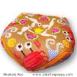 Summer Biscornu - cross stitch pattern - by Barbara Ana Designs