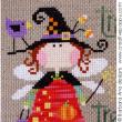 Olivia, the fairy witch - cross stitch pattern - by Barbara Ana Designs (zoom 1)