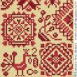 Quaker sampler - pattern IV - cross stitch pattern - by Barbara Ana Designs (zoom 1)