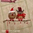 Chouett'alors - Christmas Owls Duo (cross stitch chart)