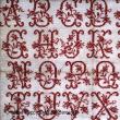 Antique Rose Alphabet - Reproduction sampler - charted by Muriel Berceville (zoom 1)