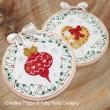 Faby Reilly Designs - Bauble & Heart Hoops (cross stitch chart)