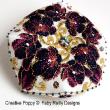 Faby Reilly Designs - Black Tulip Biscornu (cross stitch chart)