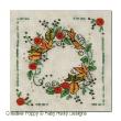 <b>Autumn Wreath</b><br>cross stitch pattern<br>by <b>Faby Reilly Designs</b>