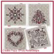 Faby Reilly Designs - Christie Greeting Cards - Set of 4 (cross stitch chart)