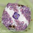 <b>Lilac Biscornu</b><br>cross stitch pattern<br>by <b>Faby Reilly Designs</b>