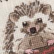Faby Reilly Designs - Woodland Hedgehog, zoom 1 (Cross stitch chart)