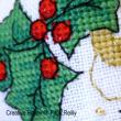 Holly & Ribbon Humbug, Faby Reilly - cross stitch pattern chart (zoom1)