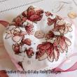 <b>Magnolia wreath Biscornu</b><br>cross stitch pattern<br>by <b>Faby Reilly Designs</b>