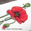 Faby Reilly Designs - Poppy Glasses case zoom 1 (cross stitch chart)