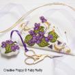 Faby Reilly Designs - Violet Scissor Case and Fob (cross stitch chart)