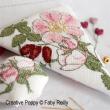 Faby Reilly - Wild Rose Scissor Case and Fob (cross stitch pattern chart)