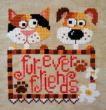 Fur-ever friends - cross stitch pattern - by Barbara Ana Designs