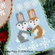 Gera! by Kyoko Maruoka - Christmas Ornaments zoom 1 (cross stitch chart)