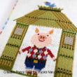 <b>Three Little Pigs</b><br>cross stitch pattern<br>by <b>Gera! by Kyoko Maruoka</b>