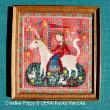 <b>The Lady and the Unicorn</b><br>cross stitch pattern<br>by <b>Gera! by Kyoko Maruoka</b>