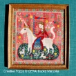 Gera! by Kyoko Maruoka - The Lady and the Unicorn (cross stitch chart)