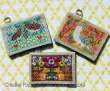 Gera! by Kyoko Maruoka - Card cases with flower motifs (2) (cross stitch chart)