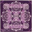 <b>Traces of Laces - Vividly Violet</b><br>cross stitch pattern<br/>by <b>Gracewood Stitches</b>