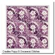 Gracewood Stitches - May - It's raining Violets (cross stitch chart)