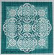 <b>Traces of Lace - Shades of Jade</b><br>cross stitch pattern<br>by <b>Gracewood Stitches</b>