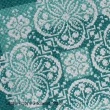 Gracewood Stitches - Traces of Lace - Shades of Jade zoom 1 (cross stitch chart)