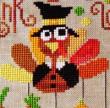 Grateful Turkey - cross stitch pattern - by Barbara Ana Designs (zoom 1)