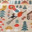 Kateryna - Stitchy Princess - Baba Yaga's Home in the Forest, zoom 1  (cross stitch chart)