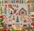 <b>Baba Yaga's Home in the Forest</b><br>cross stitch pattern<br>by <b>Kateryna - Stitchy Princess</b>
